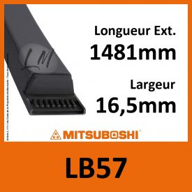 Courroie Mitsuboshi LB57