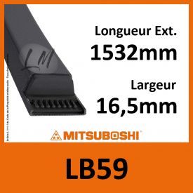 Courroie Mitsuboshi LB59