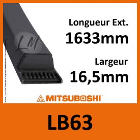 Courroie Mitsuboshi LB63