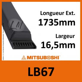 Courroie Mitsuboshi LB67