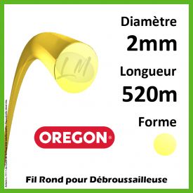 Fil Rond Oregon Yellow 2mm x 520m