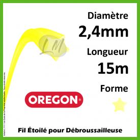 Fil Etoilé Oregon Yellow 2.4mm x 15m