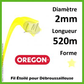 Fil Etoilé Oregon Yellow 2mm x 520m