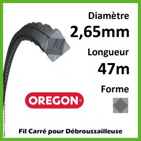 Fil Carré Oregon FlexiBlade Gris 2.65mm x 47m