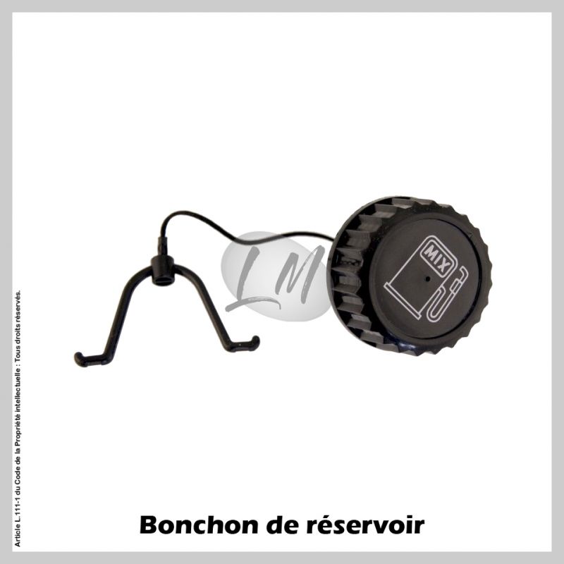 Bouchon essence pour Stihl 4114-350-0504, 4114-350-0502