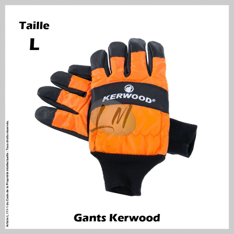 Gants forestier Kerwood renforcé gauche - Taille L