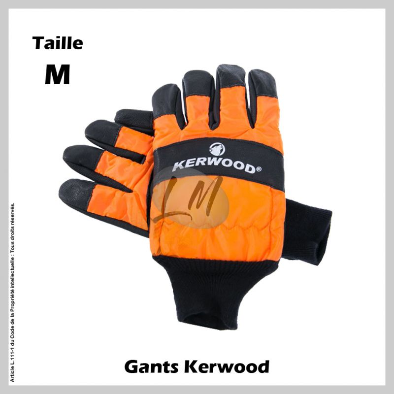 Gants forestier Kerwood renforcé gauche - Taille M