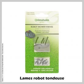 Lames Robot Gardena & Husqvarna - Kit de 9 Lames
