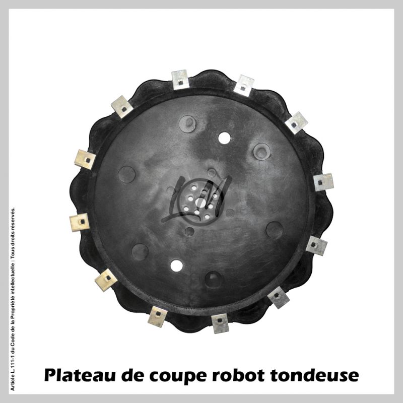 Disque plateau de Coupe 12 lames Robot Stiga