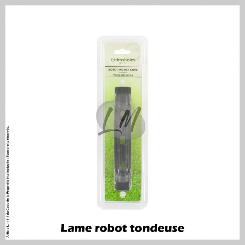 Lame de robot tondeuse Viking - L. 198mm