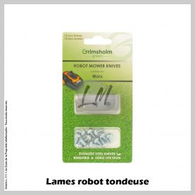 Lames Robot Worx - Kit de 12 Lames