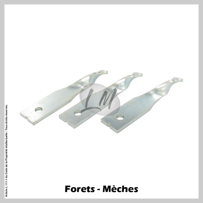 Forets pour guidage de câble de robot tondeuse - Lot de 3