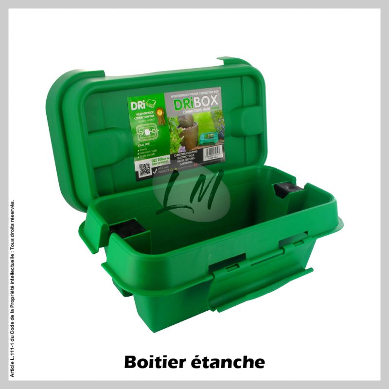 Boitier Étanche DRIBOX - Dimension : 200 x 90 x 90mm