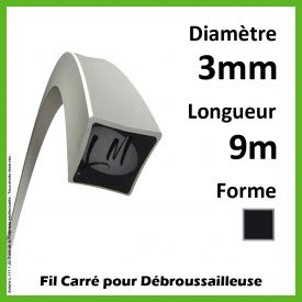 Fil Carré Titanium Power 3mm x 9m
