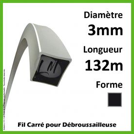 Fil Carré Titanium Power 3mm x 132m
