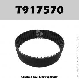 Courroie Black & Decker T917570 - BD85, DN85, SR500E, P6103