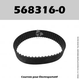 Courroie Black & Decker 568316-0 - KA85