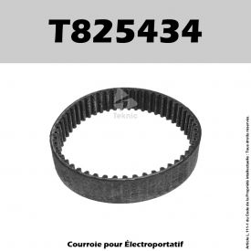 Courroie Black & Decker T825434 - CF10H, CF12H