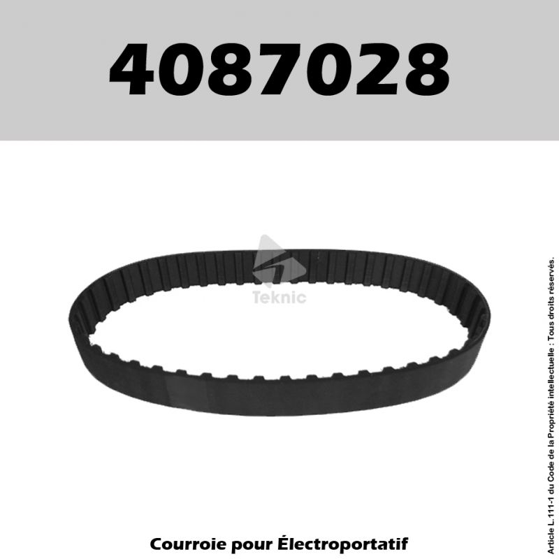 Courroie Virutex 4087028 - L75