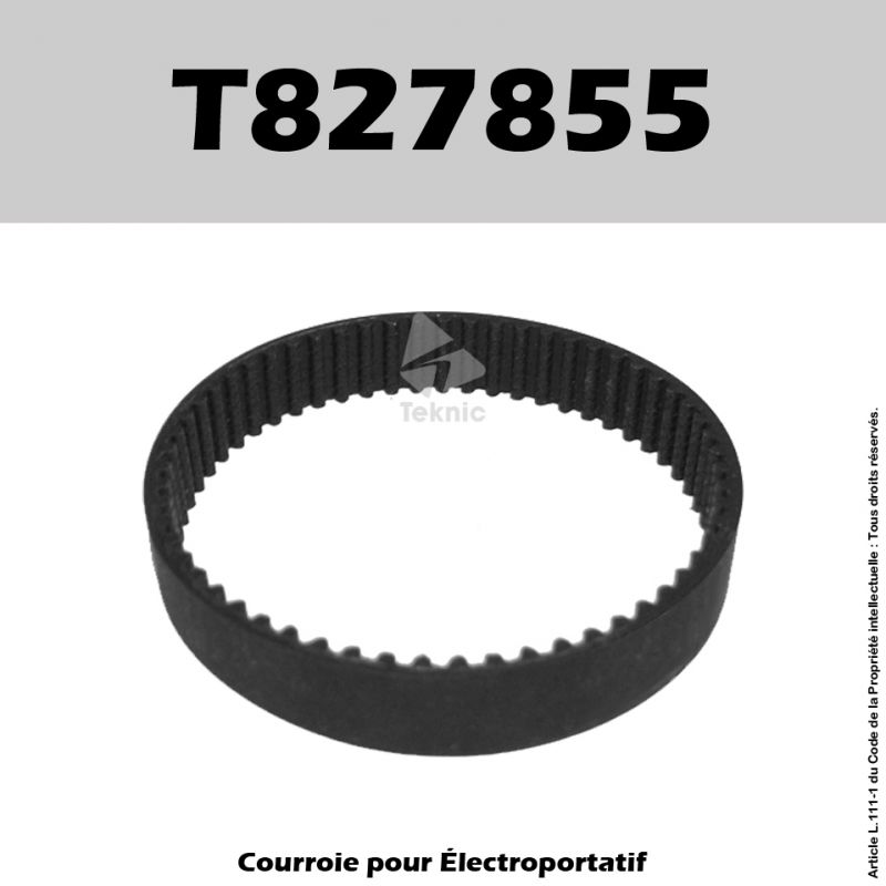 Courroie Black & Decker T827855 - CF10H1A, CF12H1A