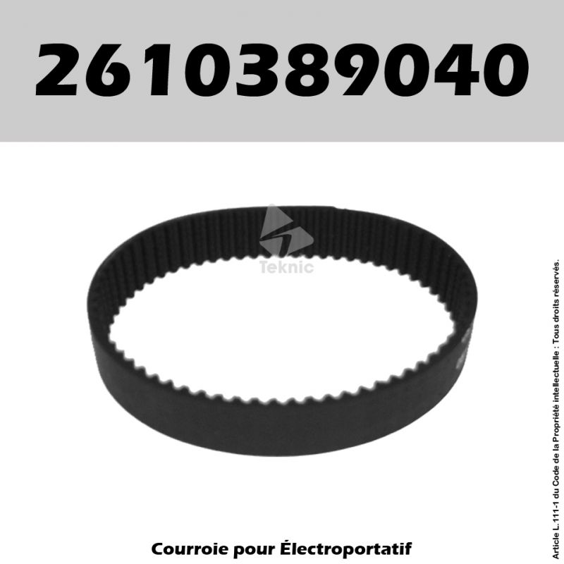 Courroie Skil 2610389040 - 1500H1, 1506, 1506H1, 1507, 1510, 1512