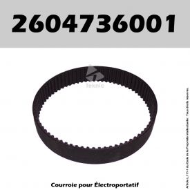 Courroie Bosch 2604736001 - 16-82, GHO14.4v, PHO100/15-82 (3272), PHO20-82 (3365)