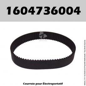 Courroie Bosch 1604736004 - GHO3-82 (1592), PHO150, PHO2-82, PHO20-82 (3258), PHO200, PHO30-82 (3259), PHO300/3-82