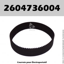 Courroie Bosch 2604736004 - 31-82/36-82CE (1593), GHO31-82/20, PHO25-82/CE (3296)