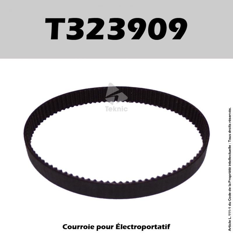 Courroie Black & Decker T323909 - BD75, BD75E