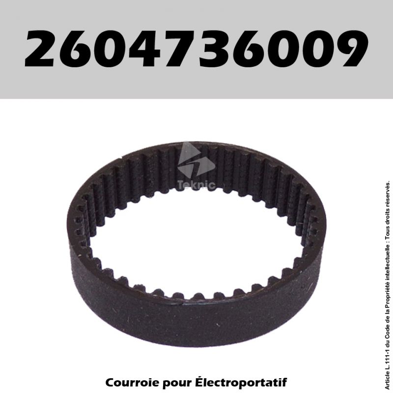 Courroie Bosch 2604736009 - PEX15AE (3298), PEX420AE (3298)