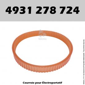 Courroie AEG 4931 278 724 - BBS100, BBSE100, BS100LE, HBS100, HBSE100