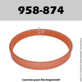 Courroie Ponceuse Hitachi 958-874 - F30A, SB10S2, SB10V, SB10V2, SB75, SB8V2