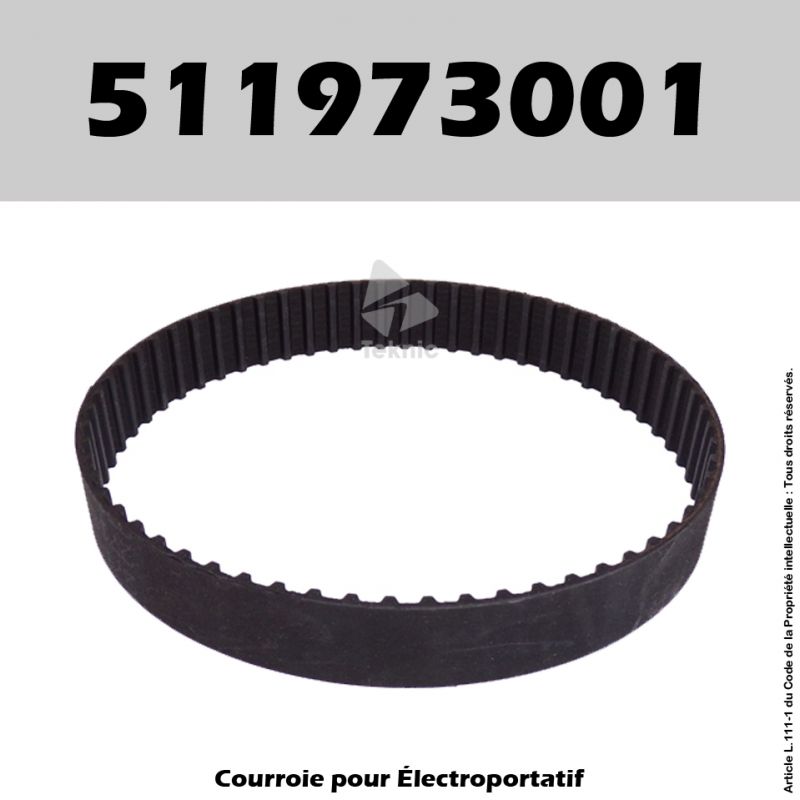 Courroie Ryobi 511973001 - EBS1310V, EBS1310VF