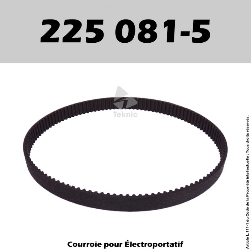 Courroie MAKITA 225 081-5 - 9403, 9921