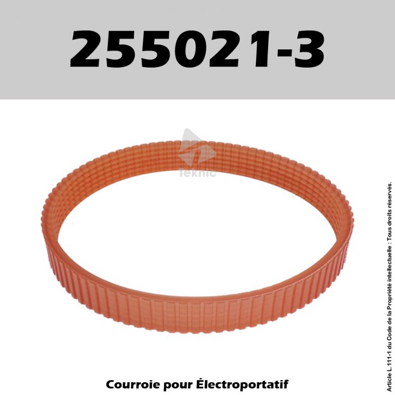 Courroie Makita 255021-3 - 9401 (CB135J6HO), 9402