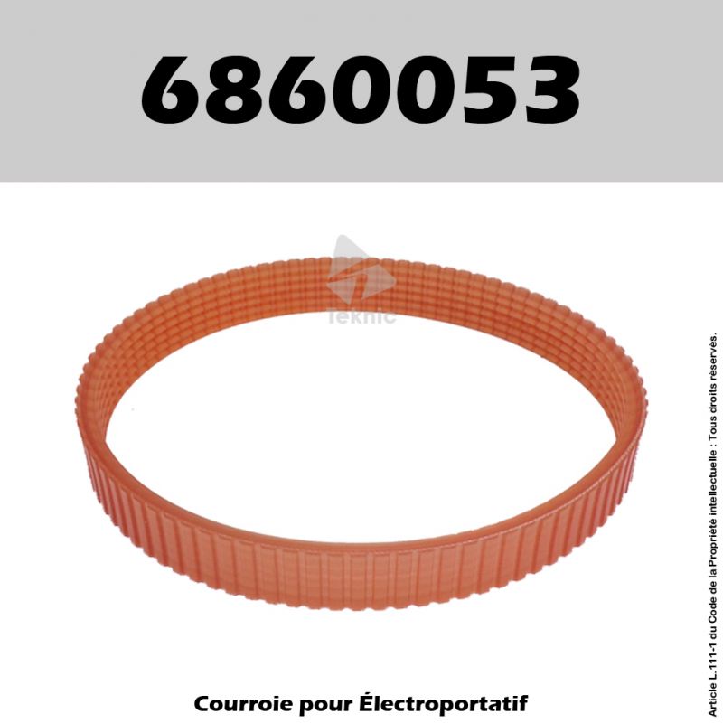 Courroie Ryobi 6860053 - B7200A