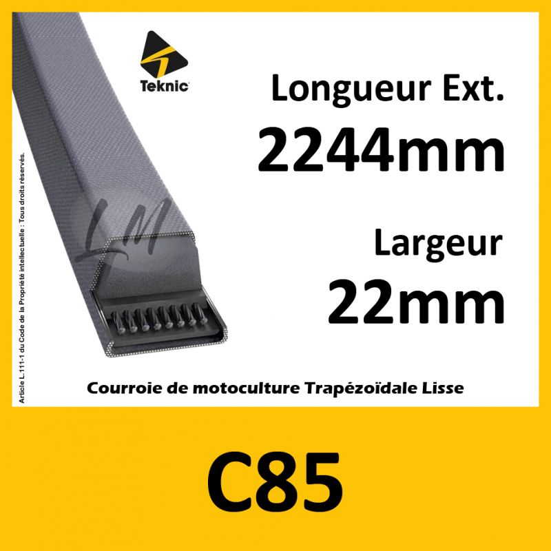 Courroie C85 - Teknic