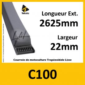 Courroie C100 - Teknic