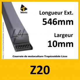 Courroie Z20 - Teknic