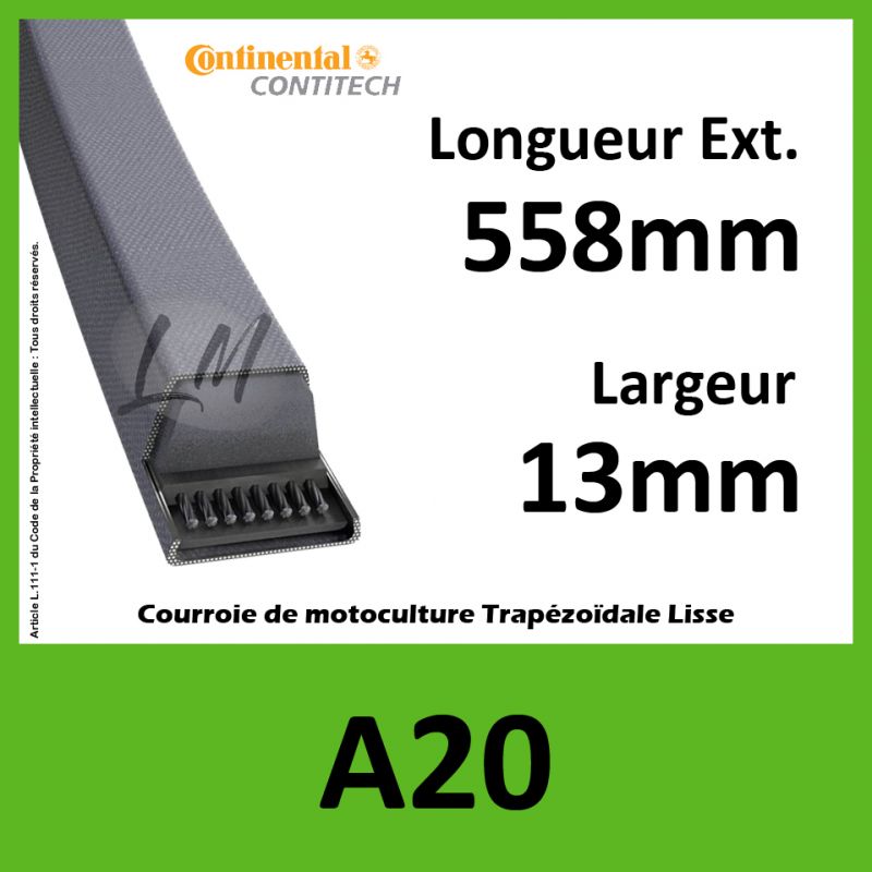 Courroie A20 Continental