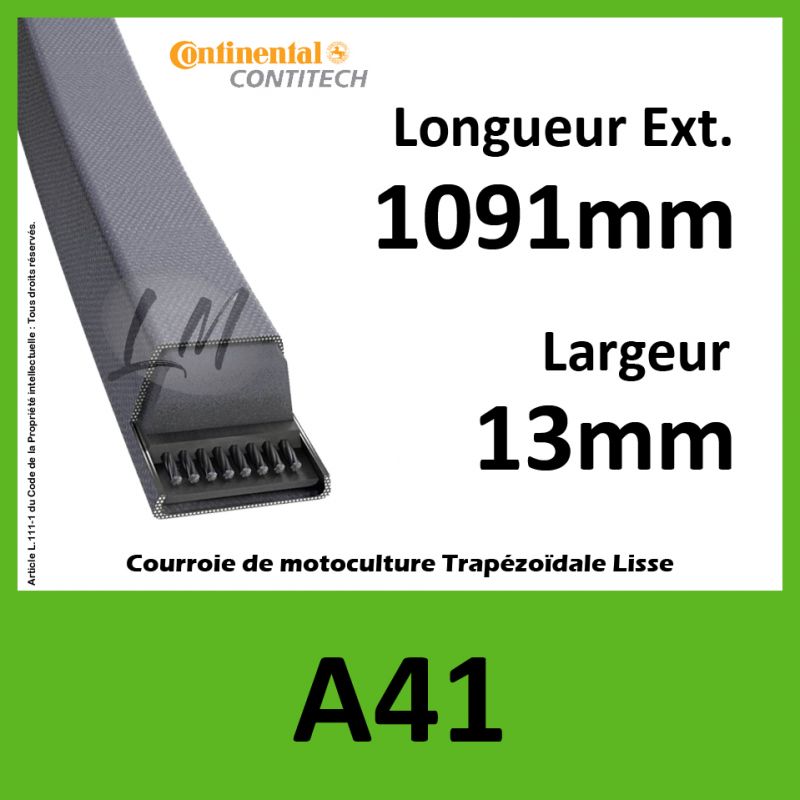 Courroie A41 Continental