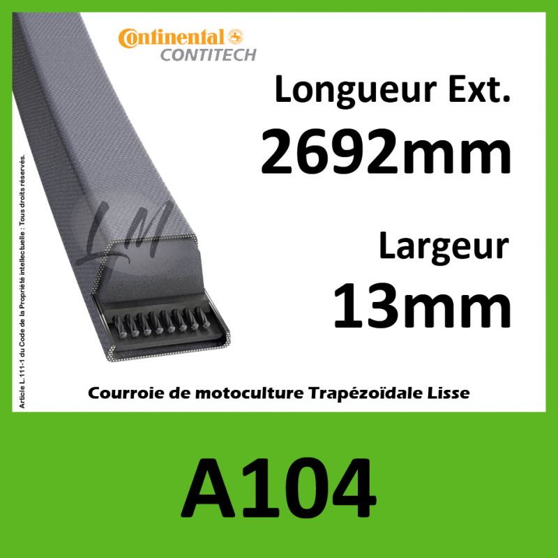 Courroie A104 Continental