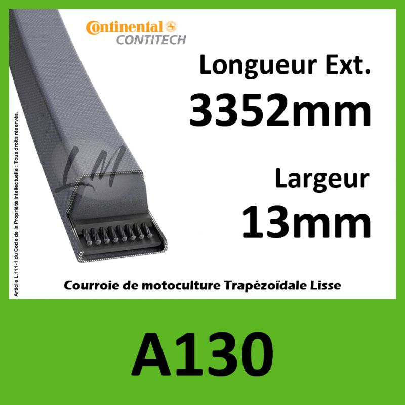 Courroie A130 Continental