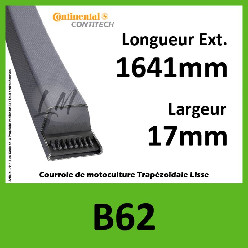 Courroie B62 Continental