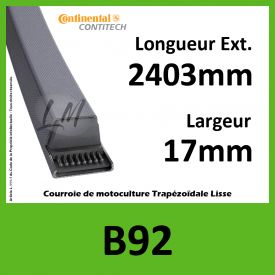 Courroie B92 Continental