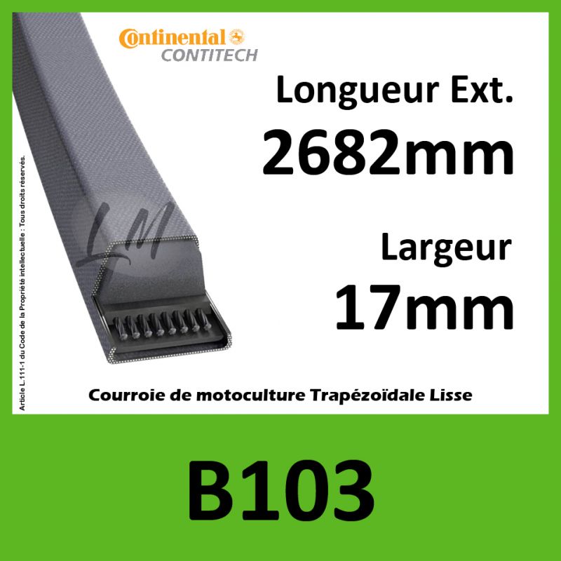 Courroie B103 Continental