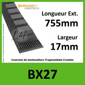 Courroie BX27 - Continental