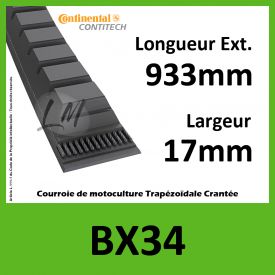 Courroie BX34 - Continental