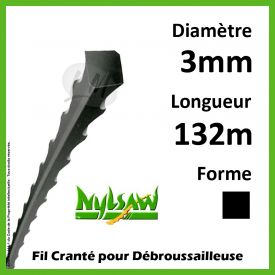 Fil Cranté Nylsaw 3mm x 132m