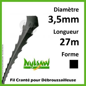 Fil Cranté Nylsaw 3,5mm x 27m
